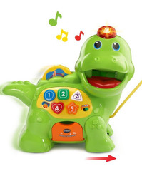 VTech Chomp and Count Dino Interactive Educational Teaching Toy Colors & Foods