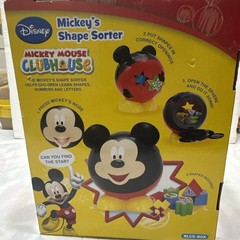Disney Mickey Mouse Clubhouse Shape Sorter New Old Stock (L7)