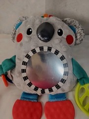 Sassy Baby Koala Mirror Toy New With Tags Crinkle Sensory Multi Textures