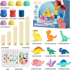 Montessori Dinosaur Toys for 1 2 3 4 Year Old Toddlers, Preschool Education Toys