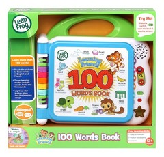 601503 Learning Friends 100 Words Baby Book Educational and Interactive Bilin…