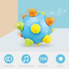 Baby Music Shake Dancing Ball Toy, BPA Free Bouncing Sensory Developmental Ba…