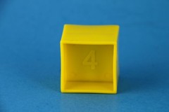 Tupperware TUPPERTOYS Shape O Ball Sorter Toy Replacement Piece: #4 SQUARE