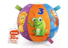 Move2Play Interactive Baby Crawling Ball, 30+ Songs & Sounds. Toy 6-36 Months.