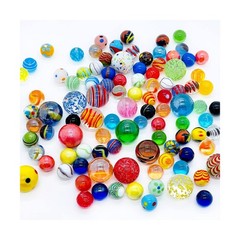 Miutrue 100 Assorted Marbles Bulk Cheap for Kids Ages 4-8-12 Pl… Fast USA SHIP