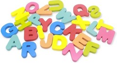 Toddler Alphabet Puzzle Kids Age 3-4 Natural Wood Non Toxic Preschool Learning