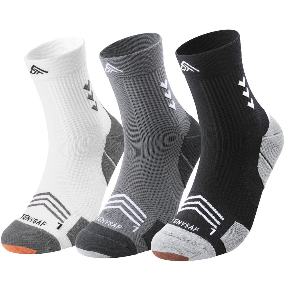 Compression Sport Running Socks: Athletic Crew Socks for Men Women Cycling Hi…