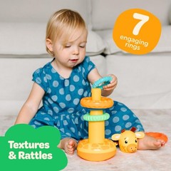 Move2Play, Stacking Toy, Includes 7 Unique Rings, Montessori Development, Bab…