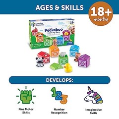 Toddler Learning Farm Set – 10 Piece Counting & Sorting Toys for Ages 18+ Months