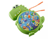 Dinosaur Fishing Learning Toy Interactive Activity Kids Hand-Eye Coordination