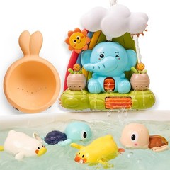 TUMAMA Bath Toys – Infant Garden & Elephant Baby Shower Bathtime,Kids Water…