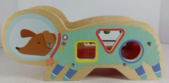 Manhattan Toy Company Wooden Dog Developmental Toy Counting Colors Shapes 2019