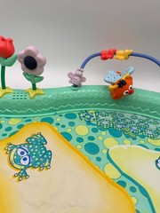 2001 Baby Scentsation Sesame Steeet Crawl Along Musical Garden RARE