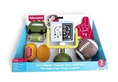 Fisher-Price Mini Me Moments Tiny Tailgater Baby Sensory Toy Sport Theme Set NIB