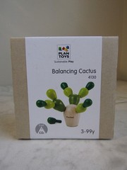 NIB Plan Toys Sustainable Play Balancing Cactus #4130
