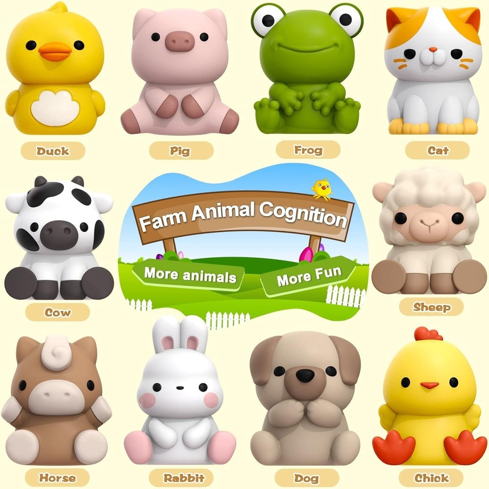 FARM ANIMALS TOYS TODDLER LEARNING