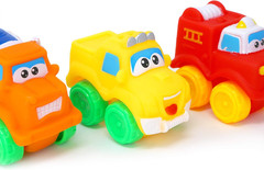 Baby Cars – Soft Rubber Toy Car Set Small Vehicles for Babies and Toddlers – …