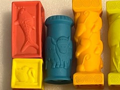 ABC Numbers Animals Educational Stacking Building Squishy Soft Rubber Toy Blocks