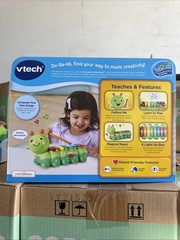 VTech Zoo Jamz Xylophone Green Caterpillar Lights Up Sound Teaches Numbers Music