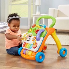 Interactive Sit-to-Stand Learning Walker with Removable Activity Panel & Lights