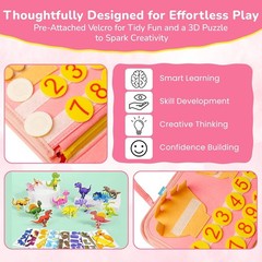 Toddler Busy Board Montessori Toys, Sensory Board Busy Book, Toys for Toddlers