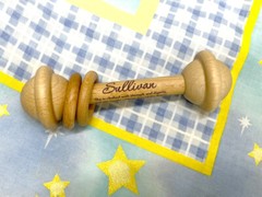 1 Personalized Keepsake Wooden Natural Wood Rattle Natural Wood Rattle