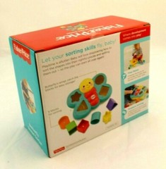New FISHER-PRICE Butterfly Shape Sorter Developmental Play 6 Months +