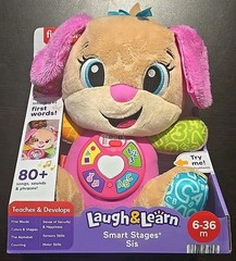 Fisher-Price Laugh & Learn Smart Stages Sis Plush Toy W/ Sounds 6-36 Months New