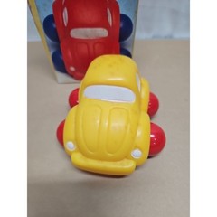 Rare Early Learning Centre (Elc) France Push N Squeak Car Toy with Original Box