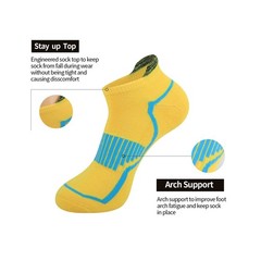 JOYNÉE Mens Low Cut Casual Socks 6 Pack Men Comfort Cushioning Ankle Athlet