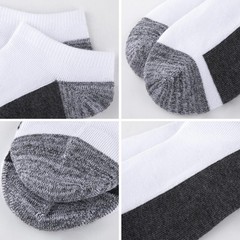 COOVAN Men Athletic Ankle Socks 12 pack Low Cut Short Cushion Casual Sock（