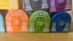 KMUYSL Counting Matching Sorting Toy Zoo Animals 20 Pc Montessori 12M+