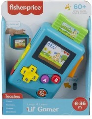 Fisher-Price Laugh & Learn Lil’ Gamer Blue Learning Toy 6-36M New