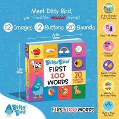 Multicolored Interactive Learning Sound Book for Toddlers Ages 1 and Up