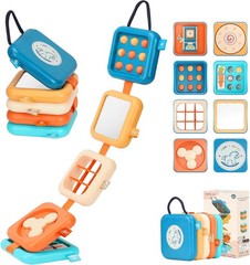 Busy Board for 1 Old, Travel Toys for Toddler 1-3 on Plane Car, Montessori B…
