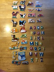 YOU CHOOSE Melissa & Doug replacement puzzle pieces peg sound puzzles letters