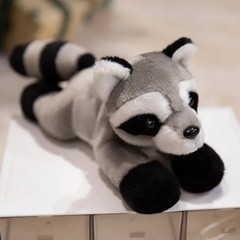 22cm Forest Animal Plush Toy – Lion Tiger Fox Deer Zebra Stuffed Animal Gift