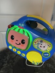 Cocomelon My First Sing-Along Boombox with Microphone Musical Toy