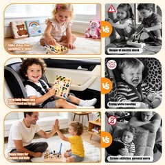 Busy Board, Montessori Toys for 1-3 Years Old Boys & Girls, Sensory Toys for …