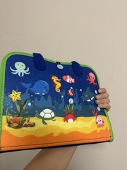 Freebear Sea Life Busy Board – Montessori Sensory Toddler Travel Toy