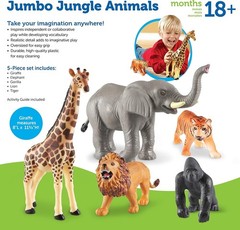 Educational Safari Animals Set – Ages 18 +