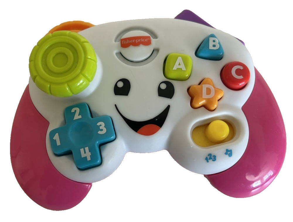 Fisher Price Laugh & Learn Controller Toddler 6 – 36m Light Up With Sounds Works