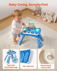 Fisher-Price Laugh and Learn Baby and Toddler Toy Mix and Learn DJ Table Musi