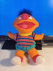 Tyco Sesame Street Tickle Me Ernie Plush Vintage 1996 WORKS