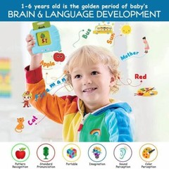 Toddler Toys Talking Flashcards 224 Sight Words Pocket Audio Book Machine Gift