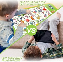 Interactive Talking Alphabet Wall Chart – Engaging ABC & 123s Music Poster