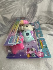 Gabby’s Dollhouse Bath Squirters Mercat Pandy Paws Fun Bath Time Toys