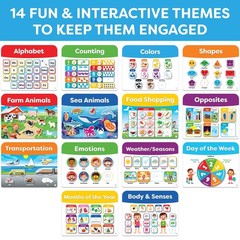 Montessori Preschool Busy Book for Toddlers Ages 3 and Up – Preassembled – Pr…