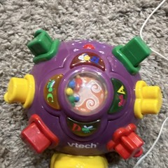 VTech Pull Along Turtle Activity Toy, Alphabet Theme, Multicolor, Motor Skills