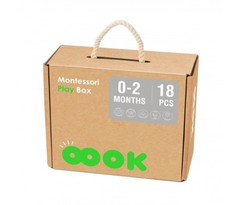 MONTESSORI PLAY BOX 0-2 Months 18 Piece Crib Bell